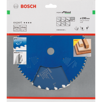 BOSCH CIRK.ZAAGBL. EXP. WOOD 190X30 24T