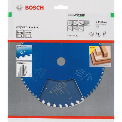 BOSCH CIRK.ZAAGBL. EXP. WOOD 190X30 40T