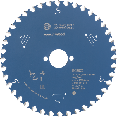 BOSCH CIRK.ZAAGBL. EXP. WOOD 190X30 40T