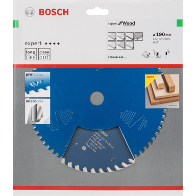 BOSCH CIRK.ZAAGBL. EXP. WOOD 190X30 48T