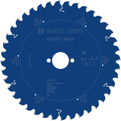 BOSCH CIRK.ZAAGBL. EXP. WOOD 216X30 40T