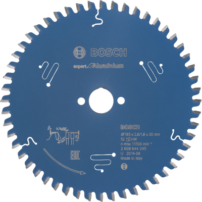 BOSCH CIRK.ZAAGBL. EXPERT ALU 165X20 52T