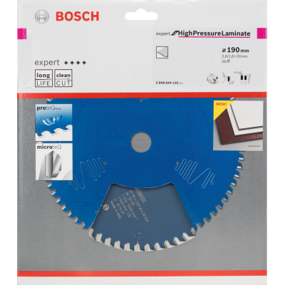 BOSCH CIRK.ZAAGBL. EXPERT HPL 190X30 56T