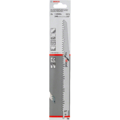 BOSCH RECIPROZAAGBLAD S1531L HOUT 2ST.