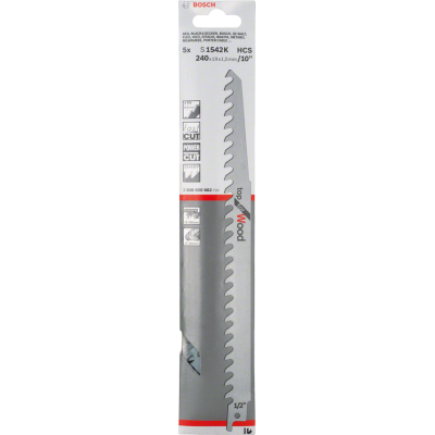 BOSCH RECIPROZAAGBLAD S1542K HOUT 5ST.