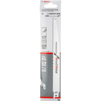 BOSCH RECIPROZAAGBLAD S3456XF HOUT 5ST.