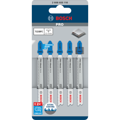 BOSCH WIPZAAGBLAD PRO T121BFC 5ST.