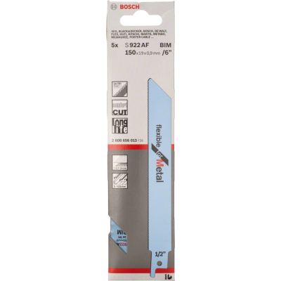 BOSCH RECIPROZAAGBLAD S922AF 5ST.