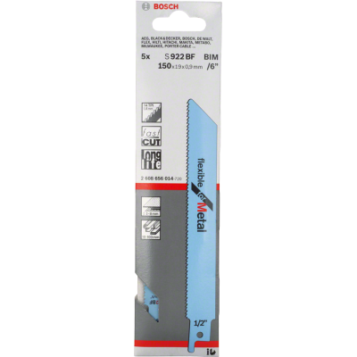 BOSCH RECIPROZAAGBLAD S922BF 5ST.