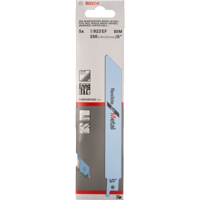 BOSCH RECIPROZAAGBLAD S922EF 5ST.