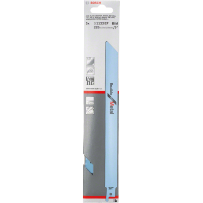 BOSCH RECIPROZAAGBLAD S1122EF 5ST.