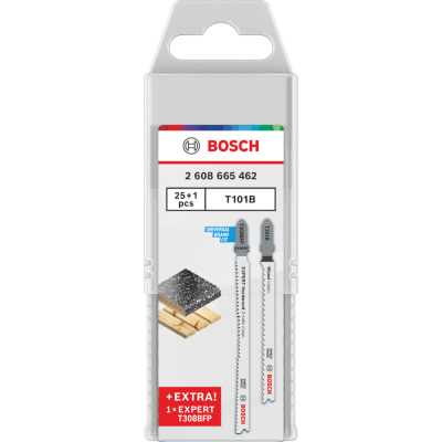 BOSCH WIPZAAGBLAD T101B HOUT 25ST.