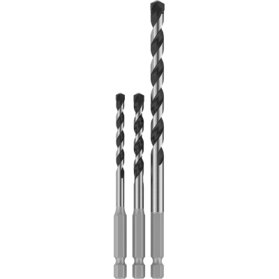 BOSCH Coffret de forets PRO HEX-5, 5x100, 6x100, 8x150 mm, 3 pièces