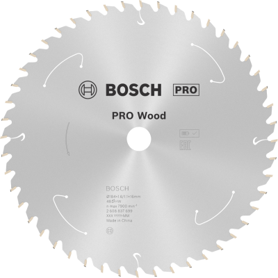 BOSCH CIRK.ZAAGBL. PRO WOOD 184X16 48T