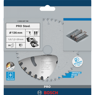 BOSCH CIRK.ZAAGBL. PRO METAAL 136X20 30T