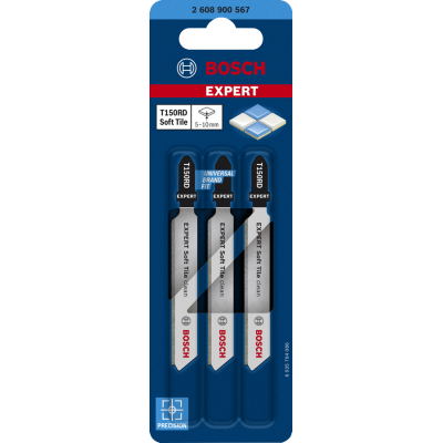 BOSCH WIPZAAGBLAD EXP T150RD TEGEL 3ST.