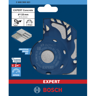 BOSCH EXPERT Meule diamant Concrete 125MM