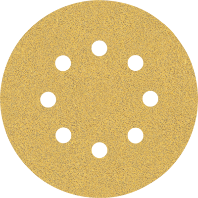BOSCH Feuille abrasive EXPERT C470 à 8 trous pour ponceuses excentriques 125 mm, G 40, 5 pièces