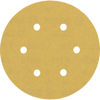 BOSCH Feuille abrasive EXPERT C470 à 6 trous pour ponceuses excentriques 150 mm, G 60, 5 pièces