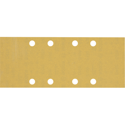 BOSCH Feuille abrasive EXPERT C470 à 8 trous pour ponceuses excentriques 93 x 230 mm, G 60, 10 pièces