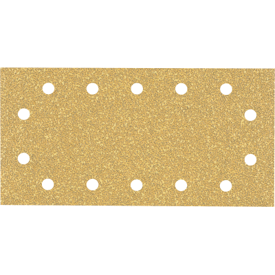 BOSCH Feuille abrasive EXPERT C470 à 14 trous pour ponceuses excentriques 115 x 230 mm, G 40, 10 pièces
