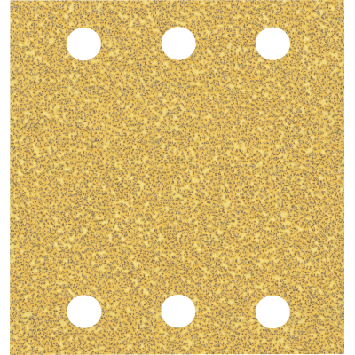 BOSCH Feuille abrasive EXPERT C470 à 6 trous pour ponceuses excentriques 115 x 107 mm, G 180, 10 pièces