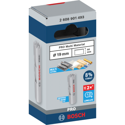BOSCH GATZAAG UNIVERSEEL 19MM COBALT