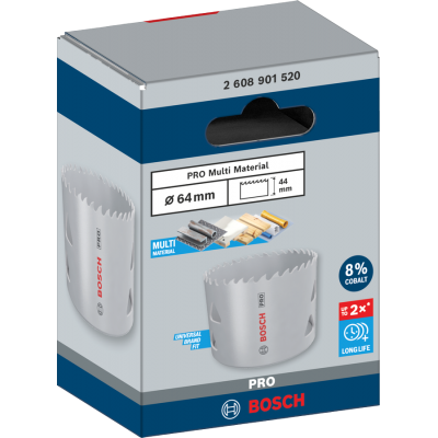 BOSCH GATZAAG UNIVERSEEL 64MM COBALT