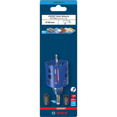 BOSCH GATZAAG UNIVERSEEL STARTERSET 68MM