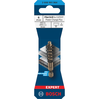 BOSCH CENTREERBOOR HSS-CO 6X55MM