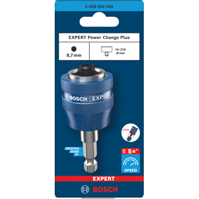 BOSCH GATZAAG ADAPTER HEX 8.7MM