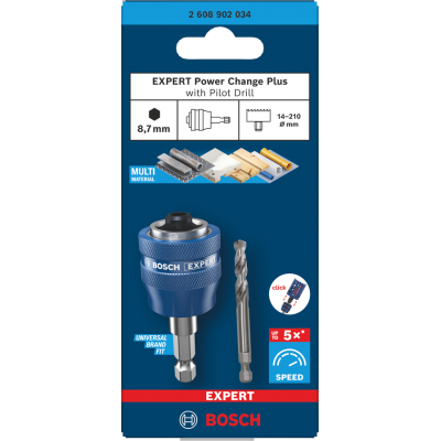 BOSCH GATZAAG ADAPTER + BOOR HSS-G