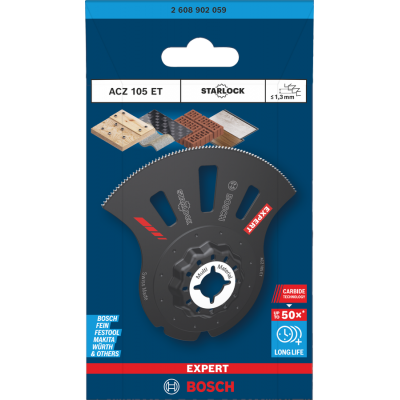 BOSCH SEGMENTZAAGBLAD EXPERT ACZ 105 ET