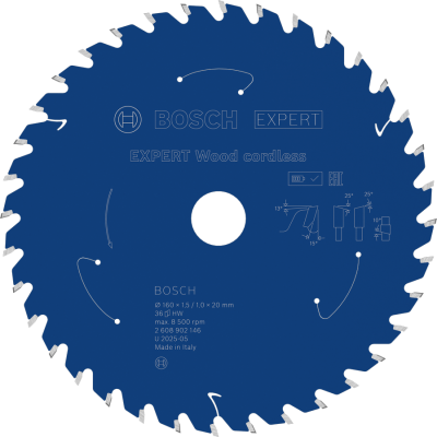 BOSCH CIRK.ZAAGBL. EXP. WOOD 160X20 36T