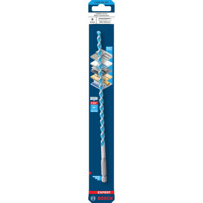 BOSCH Foret EXPERT HEX-9 Multi Construction, 8 x 200 x 250 mm