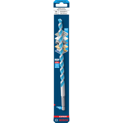 BOSCH Foret EXPERT HEX-9 Multi Construction, 14 x 200 x 250 mm