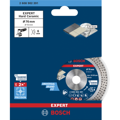 BOSCH Disque à tronçonner EXPERT Hard Ceramic 76 mm 76 x 1,5 x 10 mm