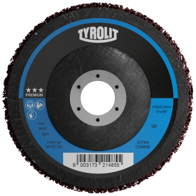 TYROLIT REINIGINGSSCHIJF 125MM EXTRA GROF