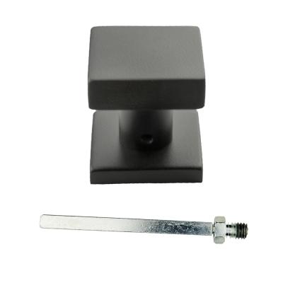 HDD TOP CARRE OP ROZAS ZWART STRUCTUUR