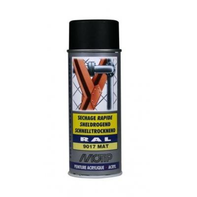 MOTIP SPUITBUS ACRYL MAT RAL 9017 400ML.
