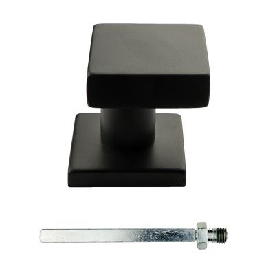HDD TOP CARRE SCHUIN OP ROZAS ZWART STR.