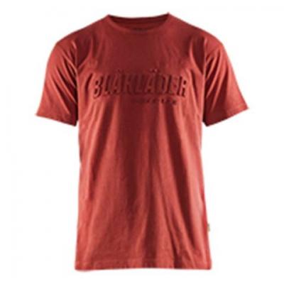 BLAKLADER 3D T-SHIRT GEBRAND ROOD XL
