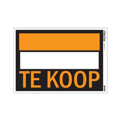 AFFICHE KUNSTSTOF 230X330MM TE KOOP