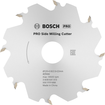 BOSCH LAMELLENFREES ZAAGBLAD 105X22MM 8T