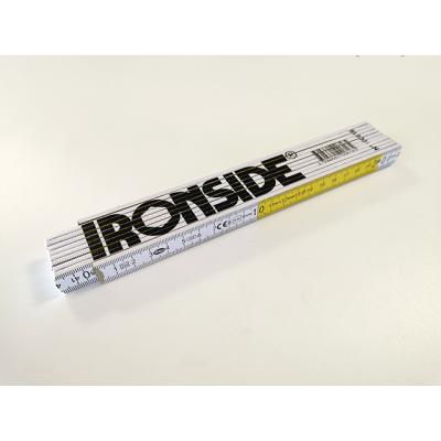 IRONSIDE VOUWMETER WIT/GEEL 2M