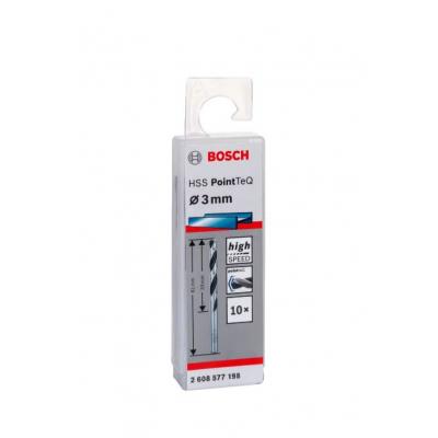 BOSCH IJZERBOOR HSS POINTEQ 3MM 10ST.