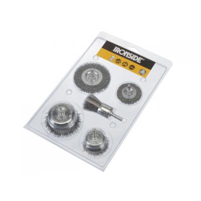 IRONSIDE STAALBORSTEL SET 5STUKS