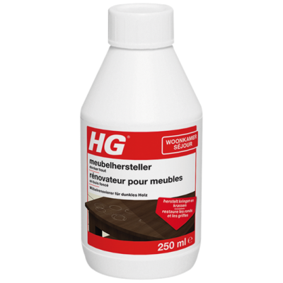 HG MEUBELHERSTELLER DONKER HOUT 250ML