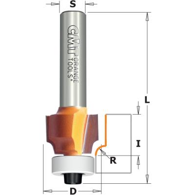 RADIUSFREES S=8MM R=2MM D=16.7 I=12.7