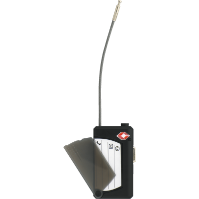 ABUS CADENAS DE VOYAGE 148TSA Corps de cadenas en plastique Câble de 2 mm de diamètre Code personnalisable à 3 chiffres Possibilité de personnaliser le cadenas Déverrouillage du câble par pression sur un bouton extérieur Indicateur rouge visible à l'anse: